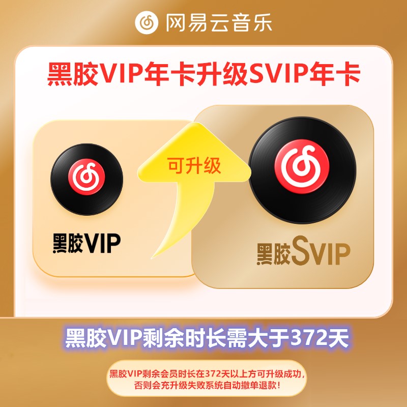 【自动充值】网易云音乐VIP升级SVIP『12个月』