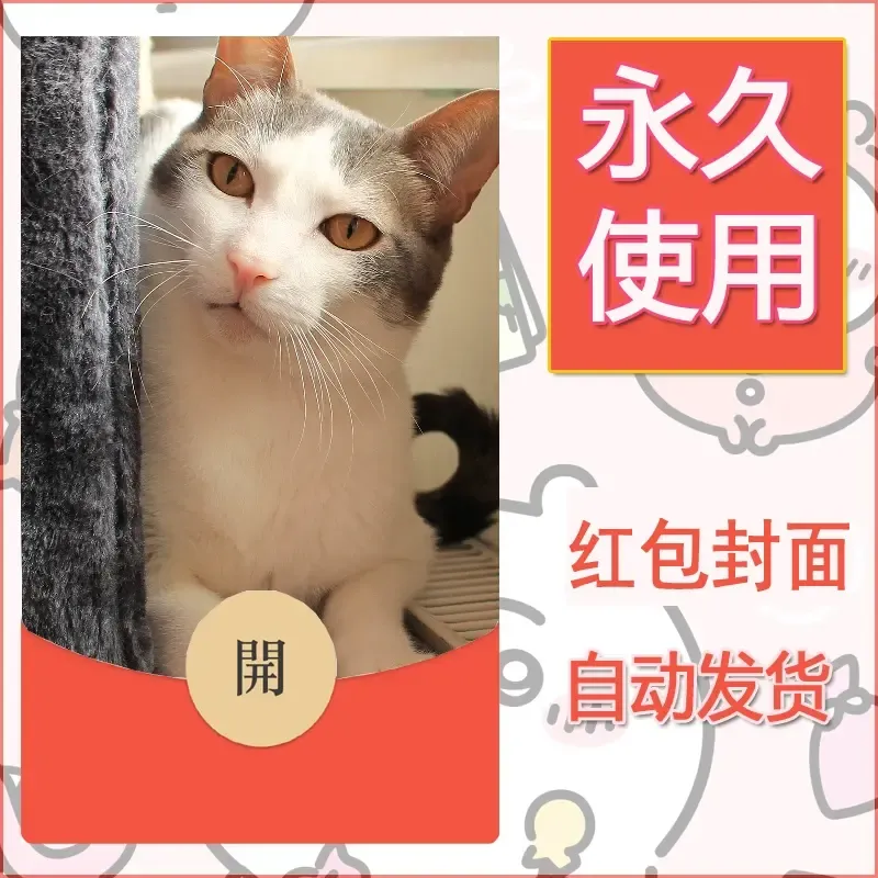 新款永久微信红包封面宠物系列diy素材14
