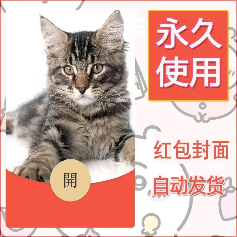 新款永久微信红包封面宠物系列diy素材531