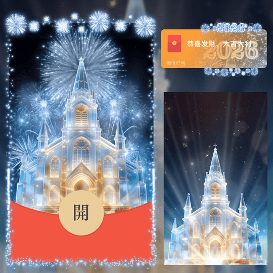 【卡密兑换】微信红包封面『2026陪你跨年烟花/新年快乐/动态』官方卡密丨端内兑换丨24小时自助提卡！