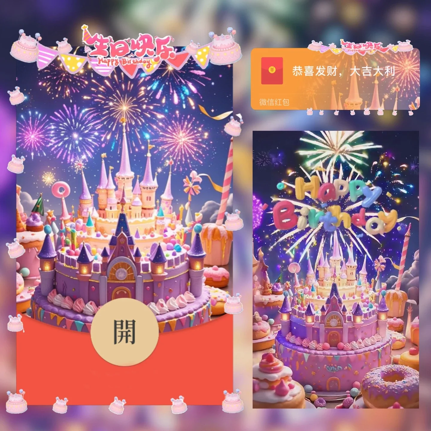 微信红包封面 |『生日快乐』
