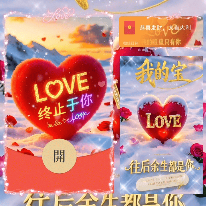 微信红包封面 |『我的宝，往后余生都是你/动态/yj』
